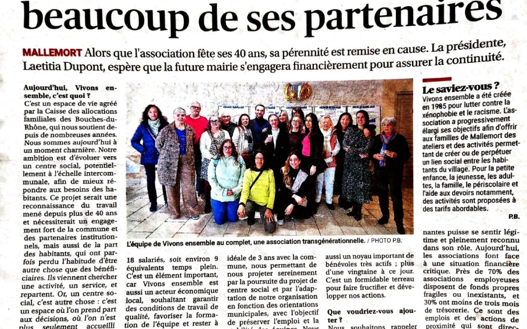 Article “La Provence”
